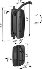 2-Pack Swivel Bike Wall Mount, Garage Bike Hangers, Holds Up to 66 lbs