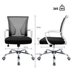 Ergonomic Mesh Office Chair with Lumbar Support, Breathable Computer Desk Chair