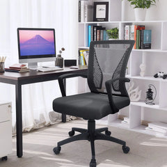 Ergonomic Mesh Office Chair with Lumbar Support, Breathable Computer Desk Chair