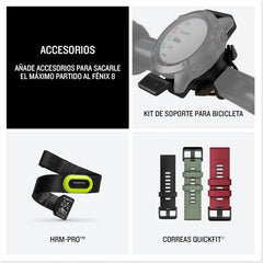 Garmin fēnix 8-51mm - Reloj de Alto Rendimiento GPS Multideporte con Pantalla táctil AMOLED, Linterna LED, Altavoz y micrófono Integrados, Mapas y