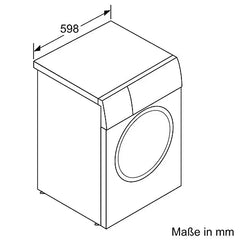 2025 Bosch WAN282K3, Serie 4, Lavadora de carga frontal, 8 kg, 1400 rpm, SpeedPerfect, máximo ahorro de energía y agua, función de añadir ropa,