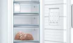 Bosch GSN54AWCV Serie 6 - Congelador XXL (176 x 70 cm, extra ancho, 327 L, NoFrost nunca más descongelar, iluminación LED uniforme, espacio para