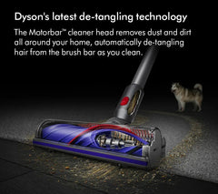 2026 Dyson V11 Extra Aspiradora Escoba Inalámbrica – Hasta 60 minutos de autonomía – Acabado Níquel y Rojo