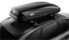 Large Roof Cargo Carrier, Black