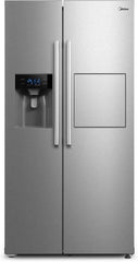 Midea KS-DDX 6.32 WT Side-by-Side Kühl-/Gefrierkombination/ 178,8 cm Hhe/ 254 kWh/Jahr/No Frost/Dual Inverter Compressor/mit 3in1 Wasser-/Eisspender