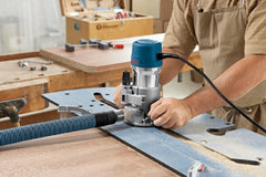 12-Amp 2.25 HP Wood Router Combo Kit with Plunge Router, Fixed Base and Variable Speed