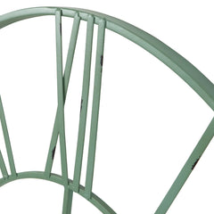 Modern Round Metal Wall Clock, Decorative Circular Hanging Clock for Living Room, Bedroom and Office