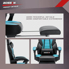 Racing Style Gaming Chair, 300 lbs Big and Tall High Back Computer Chair