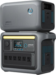 Portable Power Station, 1800W Rated Power, 2400W Peak Output, 1056Wh LiFePO4 Battery, Fast 58-Minute Full Charge, Solar Generator for Outdoor, Emergency and Backup Power