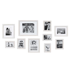 10-Piece Wood Gallery Wall Picture Frame Set, Decorative Photo Display Frames for Living Room, Bedroom and Home Decor