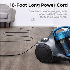 Eureka WhirlWind Bagless Canister Vacuum Cleaner, Lightweight Vac for Carpets