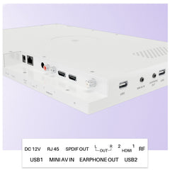 15.6" Smart Under Cabinet TV-White Kitchen TV