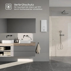 STIEBEL ELTRON Neueste Generation Elektronischer Durchlauferhitzer DHB 27 ST Trend, besonders energiesparend dank 3i-Technologie, gradgenaue