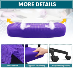 Ergonomic Mesh Office Chair with Lumbar Support, Breathable Computer Desk Chair