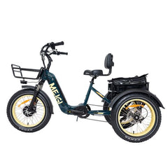 48V 14Ah 750W Foldable Fat Tire Electric Trike, 330-Lb. Capacity