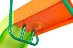 10-Foot Outdoor Playground Slide for Kids, Freestanding Plastic Backyard Slide, Large Swing Set Slide, Outdoor Play Equipment for Ages 4-8