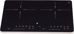 WMF Kult X Doppel- Induktionskochfeld 2 Platten, Kochplatte bis 28 cm, 2 Kochzonen, 8 Stufen, Topferkennung,Touch-Display, Glaskeramik, Timer-Funktion