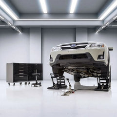 Hydraulic Car Lift with Ramp, 3,000 lb. Capacity per Pair
