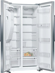 Balay - Frigorífico Americano XXL, NoFrost, Dispensador de Agua y Hielo, Cajones Fresh, Acero Inoxidable, 3FAE494XE