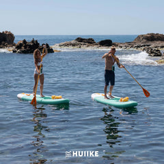 HUIIKE Tabla Paddle Surf Hinchable con Accesorios Incluidos, Remo, Quillas, Inflador. Stand Up Paddle Board Gran Estabilidad y Resistencia. 305 x 84 x