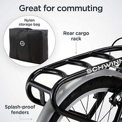 20-Inch Folding Adult Bike for Men and Women, 7-Speed Drivetrain
