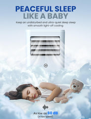 9000 BTU Aire Acondicionado Portátil, 4 en 1: Refrigeración, Ventilador, Deshumidificador y Modo Sueño, Silencioso, con Mando, Temporizador 24h y Kit