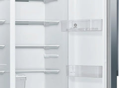 Balay - Frigorífico Americano XXL, NoFrost, Dispensador de Agua y Hielo, Cajones Fresh, Acero Inoxidable, 3FAE494XE