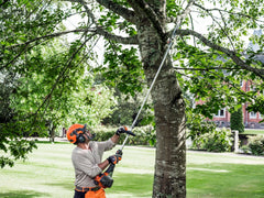 28cc 2-Cycle 20-Inch Straight-Shaft Gas String Trimmer with Attachment and Edger Capability