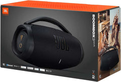 JBL Boombox 3 Wifi – Kabelloser Lautsprecher mit Bluetooth und Wifi – Kompatibel mit der JBL One App – 24 Stunden Wiedergabezeit – Wasser- und