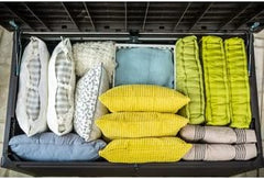 Keter Kissenbox XXL Ontario, graphit, 870l Fassungsvermögen, Außenmaße: 147 x 83 x 86 cm, Auflagenbox wasserdicht, für Outdoor geeignet
