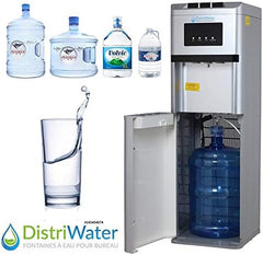Dispensador de agua fría o caliente. Fuente de agua con asa ergonómica, todo tipo de garrafas, para agua caliente y fría, para la oficina y la casa,