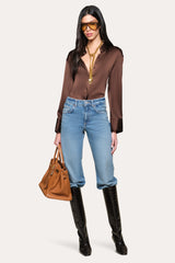 Silk Button Down