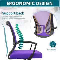 Ergonomic Mesh Office Chair with Lumbar Support, Breathable Computer Desk Chair