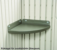 A 12-foot-long outdoor storage rack