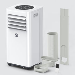 Portable Air Conditioners, 10000 BTU Air Conditioner Portable for Room up to 450 Sq. Ft., 3-in-1 Portable AC Unit with Digital Display, Remote Control, Window Installation Kit, 24H Timer, Sleep Mode
