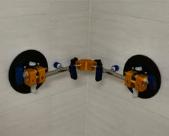 Angle 90 Degree Countertop Seam Setter with 6" Suction Cup for Seam Joining & Leveling/Professional Countertop, granite . Stone, Marble Slab Installation. (2 PACK) (6" seam setter)