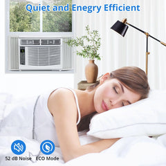 6,000 BTU 115V Window Air Conditioner with Reusable Filter, for Rooms Up to 250 Sq. Ft.