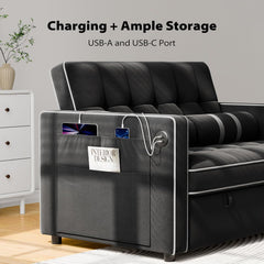3-in-1 Convertible Sleeper Sofa Bed