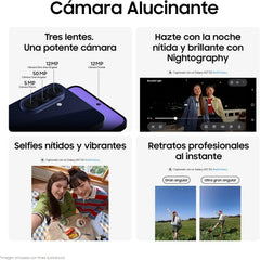 Samsung Galaxy A57 5G, 512GB, Móvil Fino con IA, 8GB, Gran Angular 50MP, Autonomía 2 Días, Batería 5000mAh, IP68, Garantía del Fabricante 3 Años + 1