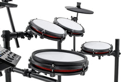 Alesis Nitro Max Kit Batería Electrónica con Parches Silenciosos de Malla, Caja de Doble Zona de 10", Bluetooth, 440+ Sonidos Auténticos, Lecciones