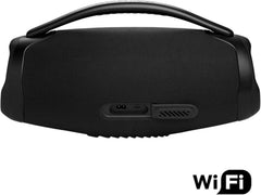JBL Boombox 3 Wifi – Kabelloser Lautsprecher mit Bluetooth und Wifi – Kompatibel mit der JBL One App – 24 Stunden Wiedergabezeit – Wasser- und