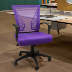 Ergonomic Mesh Office Chair with Lumbar Support, Breathable Computer Desk Chair