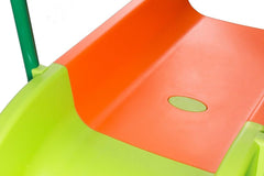 10-Foot Outdoor Playground Slide for Kids, Freestanding Plastic Backyard Slide, Large Swing Set Slide, Outdoor Play Equipment for Ages 4-8