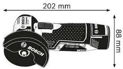 Professional 12V System Akku Winkelschleifer GWS 12V-76 (inkl. 2x 3.0Ah Akku, Schnellladegerät GAL 1230 CV, 1x Carbide Multi Wheel, 2x Trennscheibe