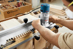 12-Amp 2.25 HP Wood Router Combo Kit with Plunge Router, Fixed Base and Variable Speed