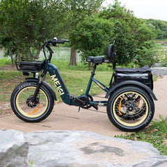 48V 14Ah 750W Foldable Fat Tire Electric Trike, 330-Lb. Capacity