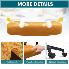 Ergonomic Mesh Office Chair with Lumbar Support, Breathable Computer Desk Chair