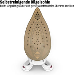 Tefal Dampfbügelstation Pro Express Ultimate, 7,7 Bar, 155 g/Min. Kontinuierlicher Dampf, 500 g/Min. Extra-Dampfstoß, 2600 Watt, Kalk-Kollektor,