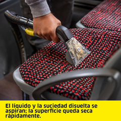 Kärcher Lava-aspiradora Puzzi 8/1, para tapicerías y superficies textiles, depósito: 8 l, caudal de pulverización: 1 l/min, superficie: 12-18 m²/h,