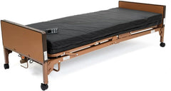 Fully Electric Hospital Bed with Foam Mattress and Half Rails
